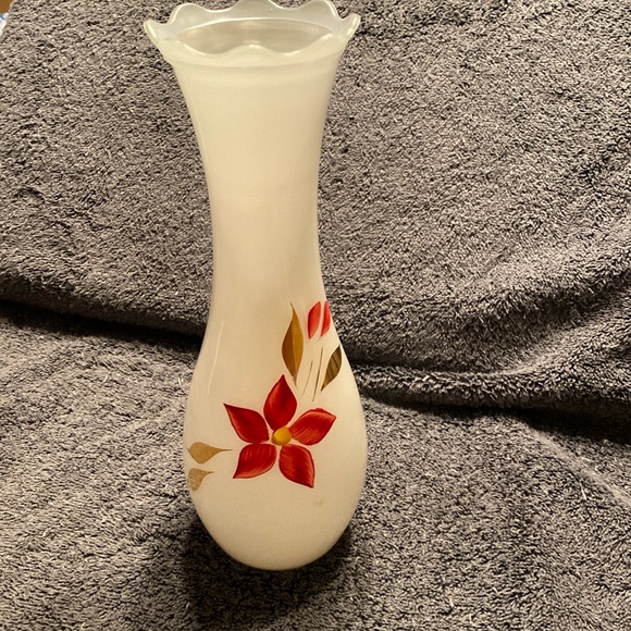 Other - Vintage Hand Painted Christmas Vase
